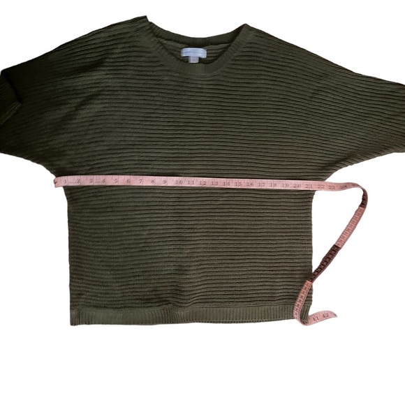 Juniper Maternity Green Knit Back Button Sweater Women's Large - Picture 5 of 6